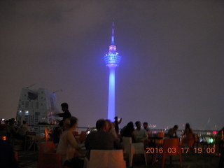 245 99h. Malaysia - Kuala Lumpur - Heli Lounge Bar- KL tower in blue