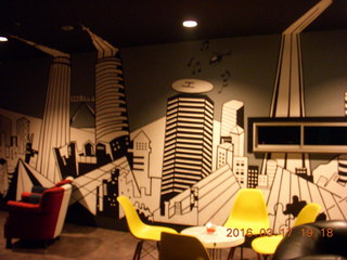 Malaysia - Kuala Lumpur - Heli Lounge Bar mural