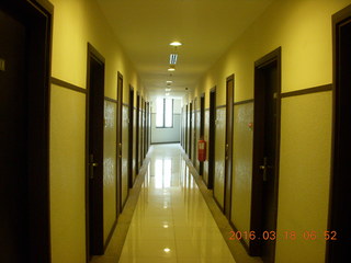 Malaysia, Kuala Lumpur, Geo Hotel hallway