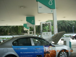 cab to KL airport - natural gas car