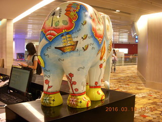 76 99j. elephant at airline club