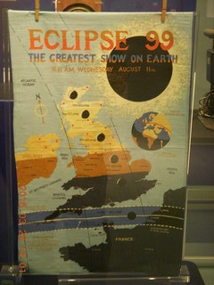London Science Museum - eclipse sign