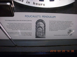 London Science Museum - Foucault's Pendulum