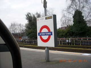 London Underground (tube) - Acton Town station +++