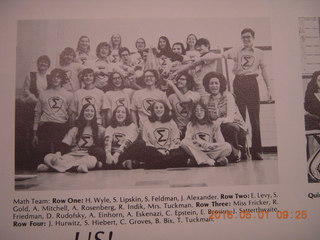 Cheltenham High School math visit - Tim Johnson note
