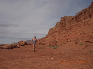 2958 9bd. Marble Canyon run - Adam running