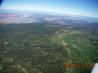 257 9ch. aerial -Colorado - LaSalle Mountains area