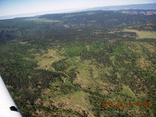 aerial -Colorado - LaSalle Mountains area