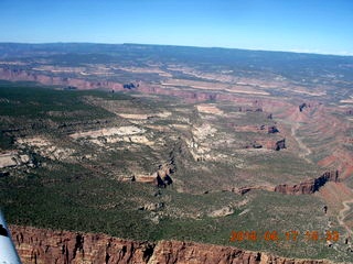 aerial -Colorado - LaSalle Mountains area