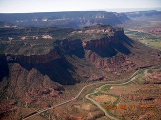 aerial -Colorado - LaSalle Mountains area