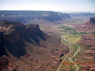 aerial -Colorado - LaSalle Mountains area