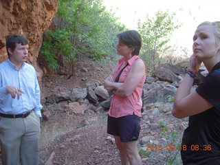 Zeb's dinosaur tour - Zeb, Karen, Kelsey