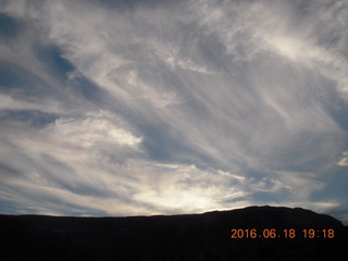 Gateway Canyon clouds