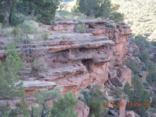 drive to ancient dwellings - Hanging Flume overlook