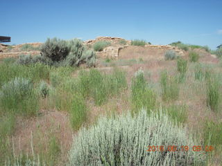 drive to ancient dwellings- Karen, Killian, Adam