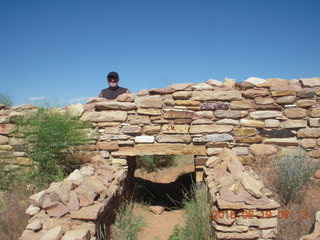 Lowry Pueblo Landmark sign