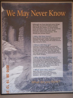 Hovenweep National Monument sign