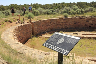 475 9ck. Lowry Pueblo kiva sign