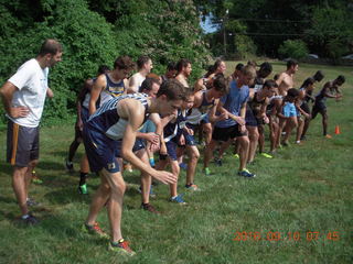 CHS-XC - Curtis Arboretum - alumni-vs-varsity - starting line