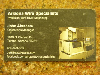 Arizona Wire Specialists / John Abraham