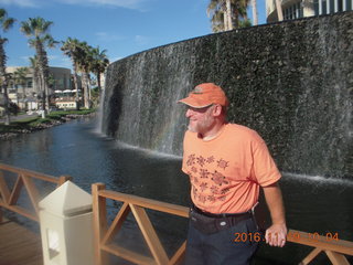 Bagdad run/hike - Adam on a rock