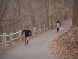 3026 9l5. Pennypack Park run + Adam