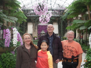 Longwood Gardens with the Schubels + Betsy and Cecelia and John and Sandra + Adam