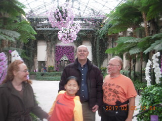 Longwood Gardens with the Schubels + Betsy and Cecelia and John and Sandra + Adam