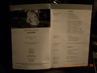 Scottsdale Arts - Olga Kern program
