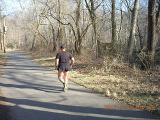 3029 9lr. Adam running at Pennypack Park in Philadelphia