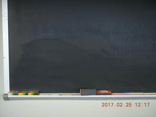 Princeton Alumni Day- Fine Hall -blackboard with real chalk