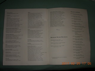 Princeton Alumni Day - Service of Remebrance