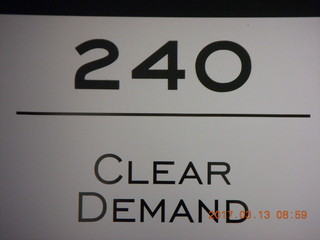 Clear Demand sign at new office