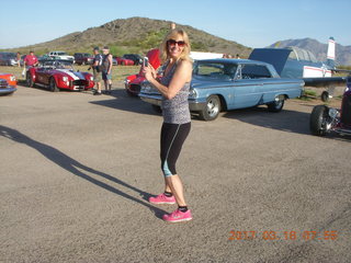 Millar fly-in - Kim T taking pictures of cars