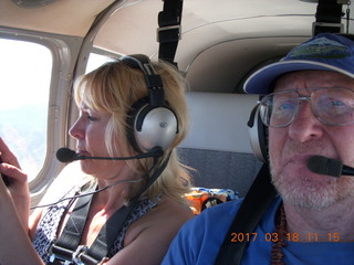 1682 9mj. Kim T and Adam flying in N8377W