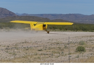 455 9nn. Alamo Lake - Wayside - Larry's yellow airplane