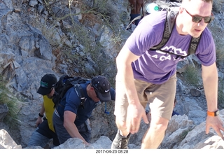 NH2T hike - Squaw Peak - hiker