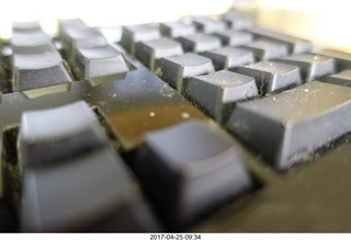 new- camera  keyboard close-up