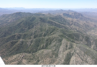 aerial mountain scenery