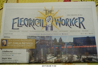 The Electrical Worker IBEW newspaper