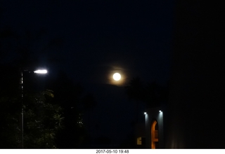 full moon, reduced exposure