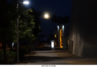 full moon, reduced exposure