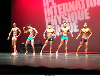 Mesa Arts Center - International Physique League (IPL) show - 12 Nick Torgerson and 25 John Brietzman and 47 Alejandro Sigala and 55 Zach Smith