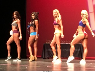 Mesa Arts Center - International Physique League (IPL) show - 4 Caitlin Heck and 5 Debbie Leedy