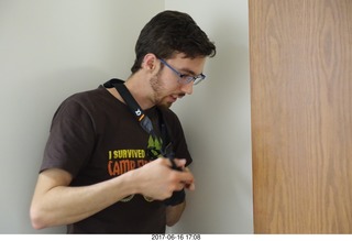 Tannis picking us up