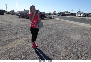 Kim Tarnowski taking a picture