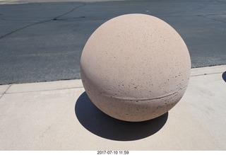 moon-sphere with sharp shadows