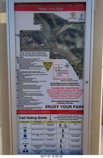 Thunderbird Mountain trail map