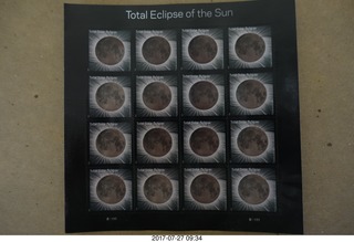 eclipse - Xi'an - Wild Goose Pagoda - personal stamp