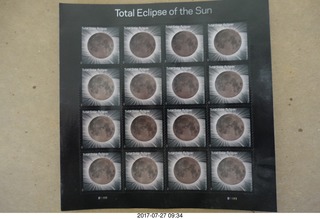 eclipse - Xi'an - Wild Goose Pagoda - personal stamp